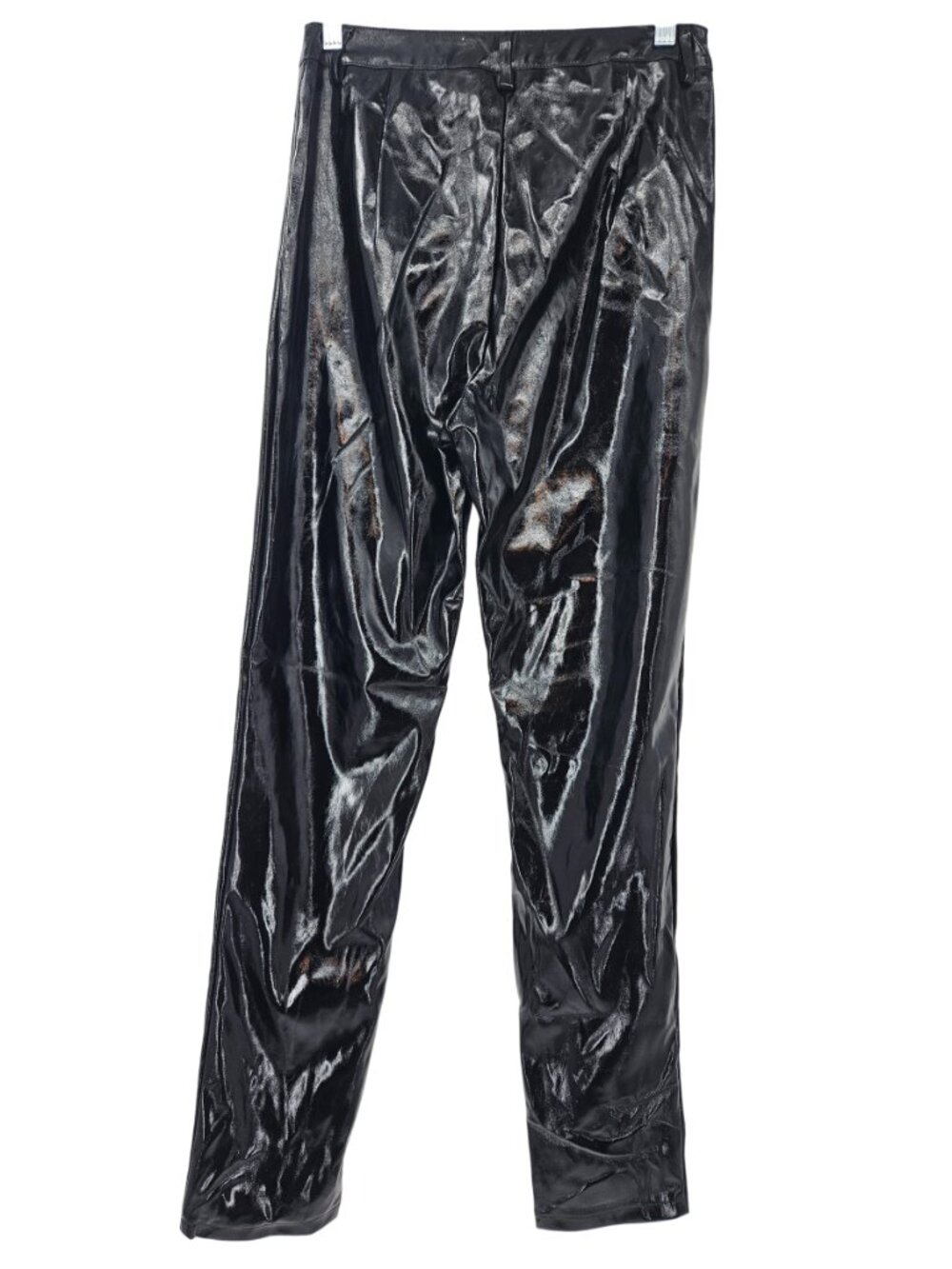 I.AM.GIA Nikole Faux Patent Leather Pants Black Women's Size M High Rise Party - Picture 5 of 13